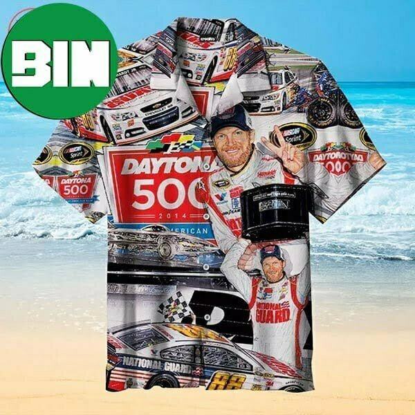 Dale Earnhardt Daytona 500 Summer Hawaiian Shirt