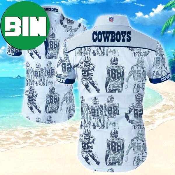Dallas Cowboys Ceedee Number 88 Summer Hawaiian Shirt