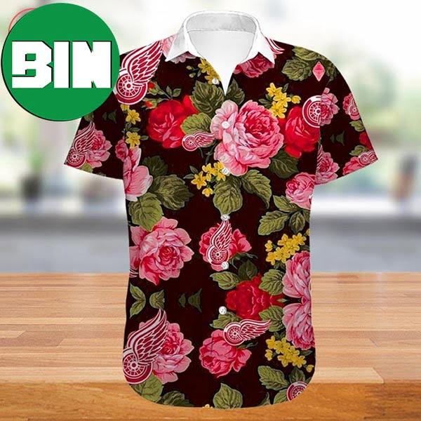 Detroit Red Wings Tropical Summer Hawaiian Shirt