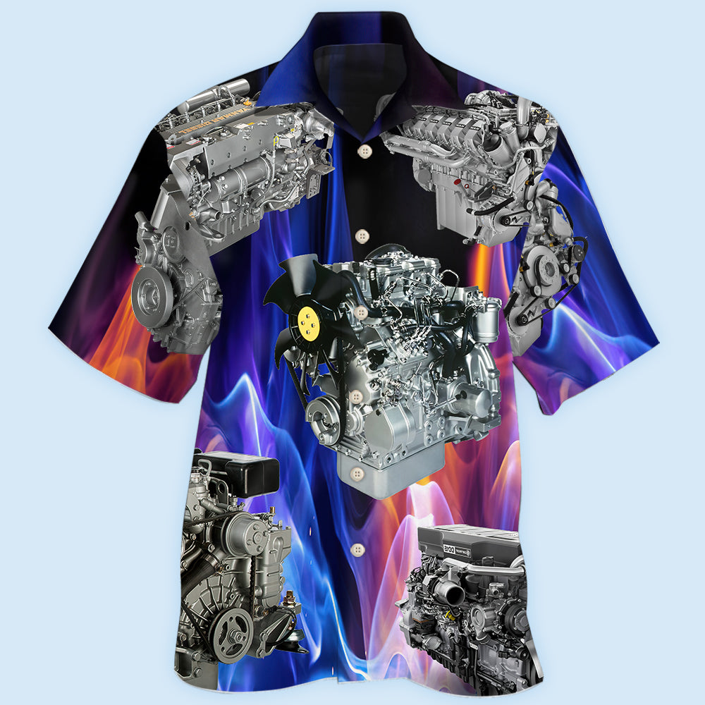 Engine Diesel Engine Amazing - Hawaiian Shirt