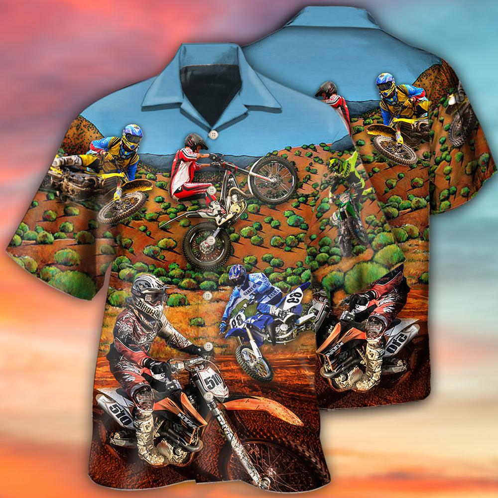 Bike Dirt Bike Cool Style - Hawaiian shirt