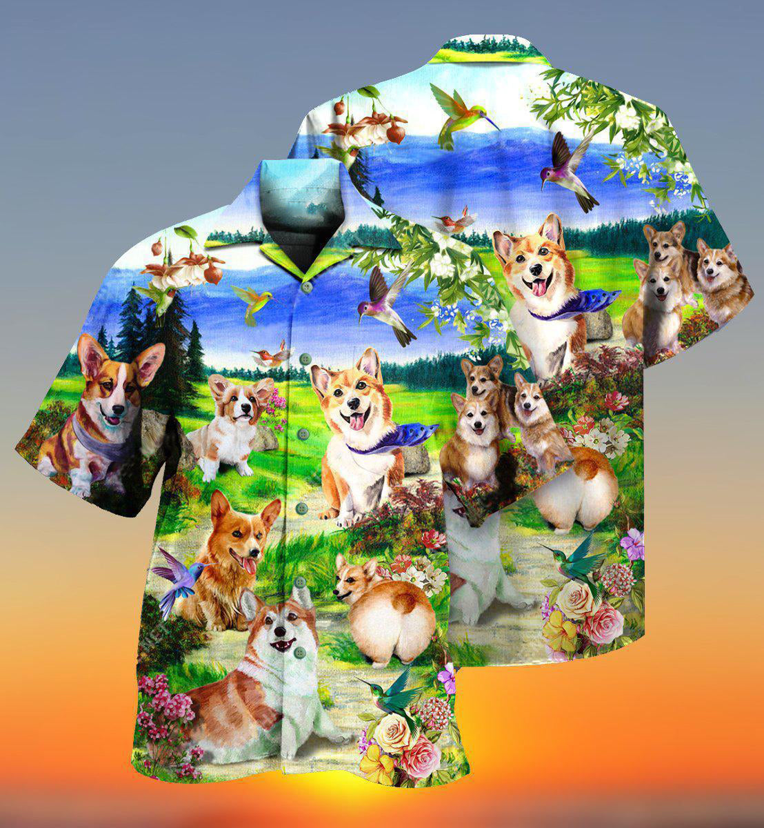 Corgi Life Is Better With A Corgi - Hawaiian Shirt