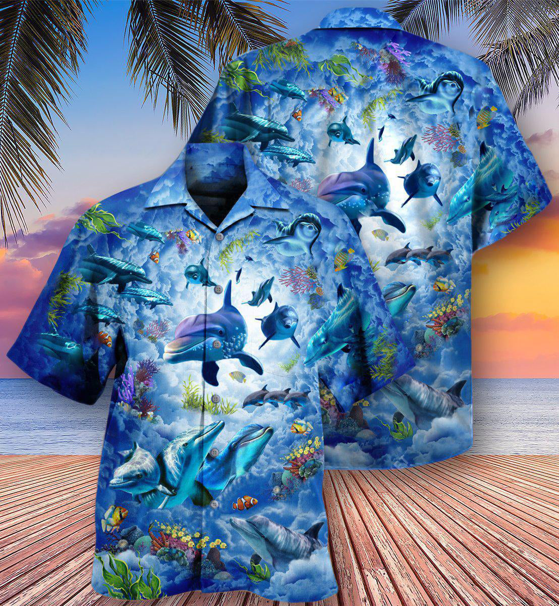 Dolphin My Lovely Animal Is A Dolphin - Hawaiian Shirt