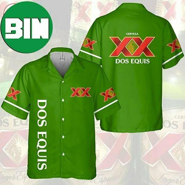 Dos Equis Beer Summer Hawaiian Shirt