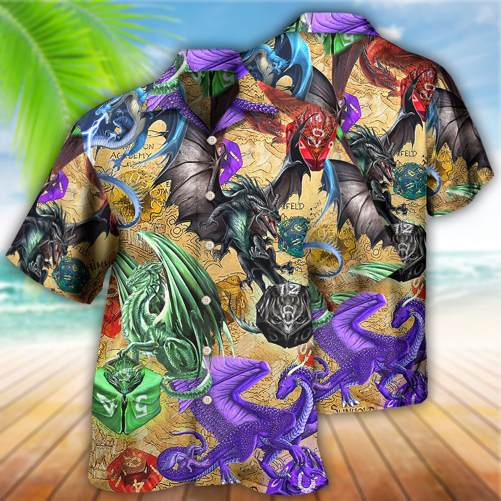 Dragon D20 Love Life Amazing Style - Hawaiian Shirt