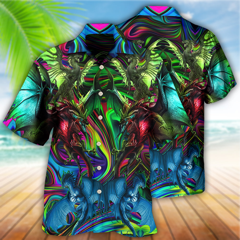 Dragon Lover Colorful Style - Hawaiian Shirt
