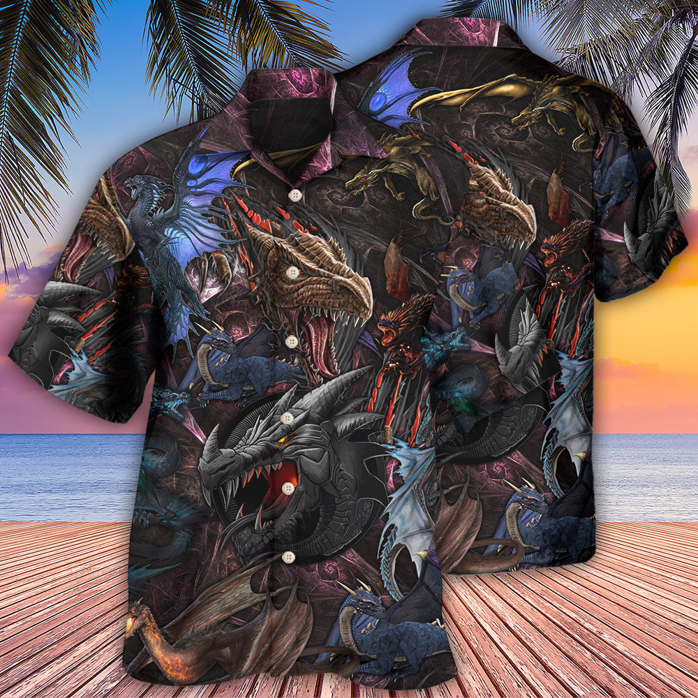 Dragon In A Mystery World - Hawaiian Shirt