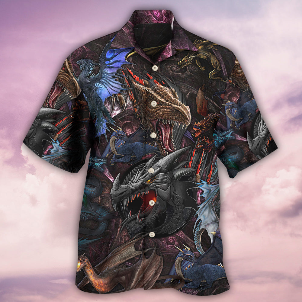 Dragon In A Mystery World - Hawaiian Shirt