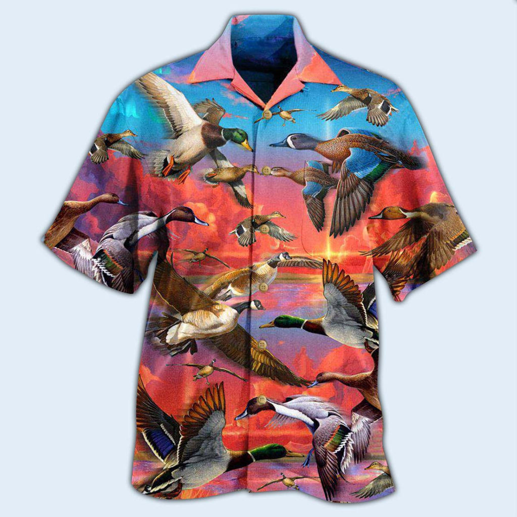 Duck The Soul Ducks Is In The Sky Forever - Hawaiian Shirt