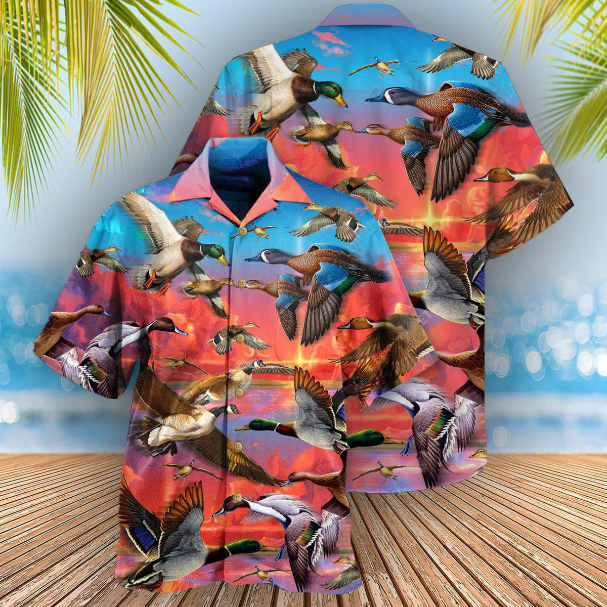 Duck The Soul Ducks Is In The Sky Forever - Hawaiian Shirt