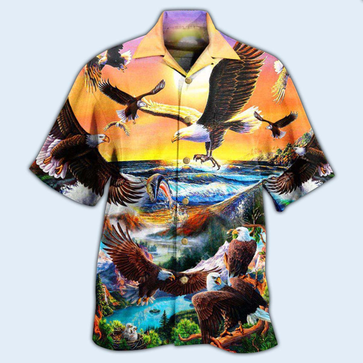 Eagle Spirit Of America Lovely Life - Hawaiian Shirt