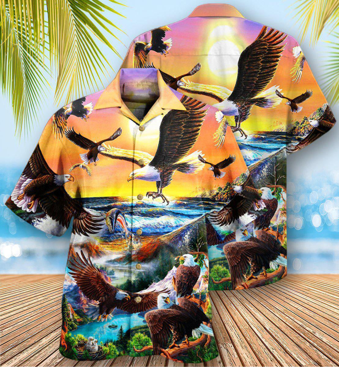 Eagle Spirit Of America Lovely Life - Hawaiian Shirt