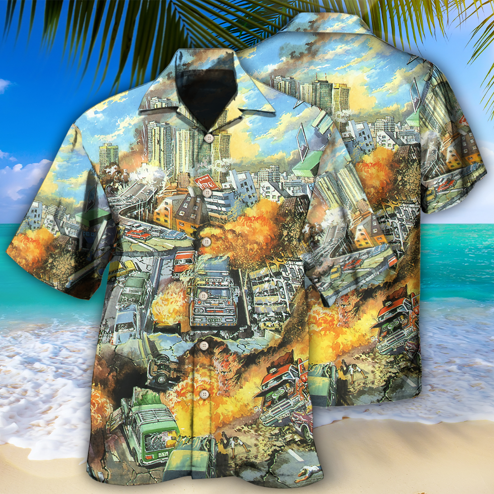 Earthquake Vintage Amazing - Hawaiian Shirt