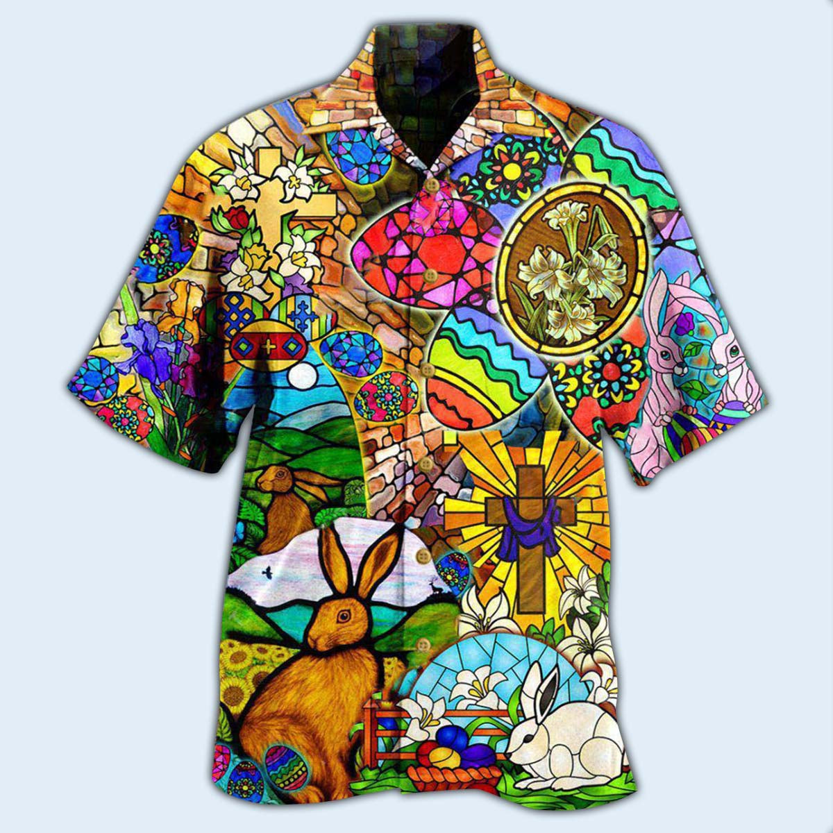 Easter Rabbit Happy - Hawaiian Shirt
