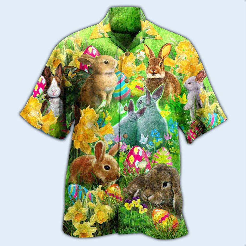 Easter Bunnie Easter Happy Bunnie - Hawaiian Shirt