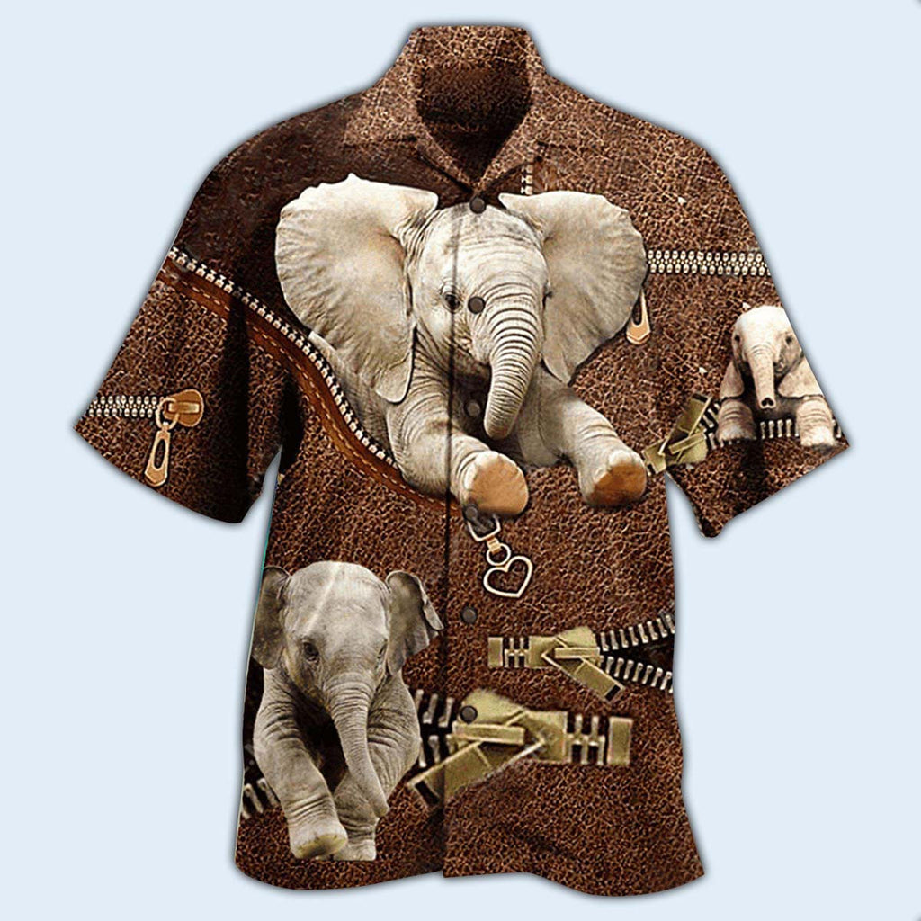 Elephant Awesome Style With Brow - Hawaiian Shirt