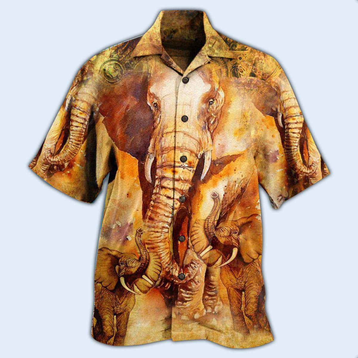 Elephant Born To Be The Biggest - Hawaiian Shirt