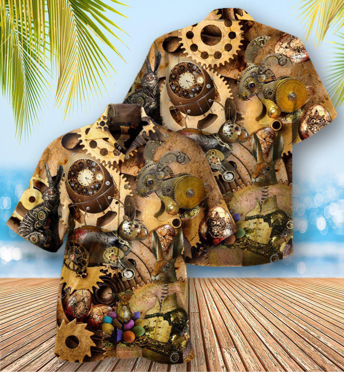 Steampunk Style Easter Enjoy - Hawaiian Shirt