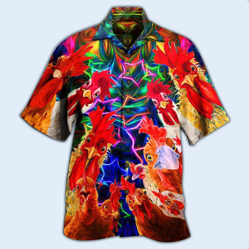 Chicken Amazing Oh Cluck No Farmer - Hawaiian Shirt