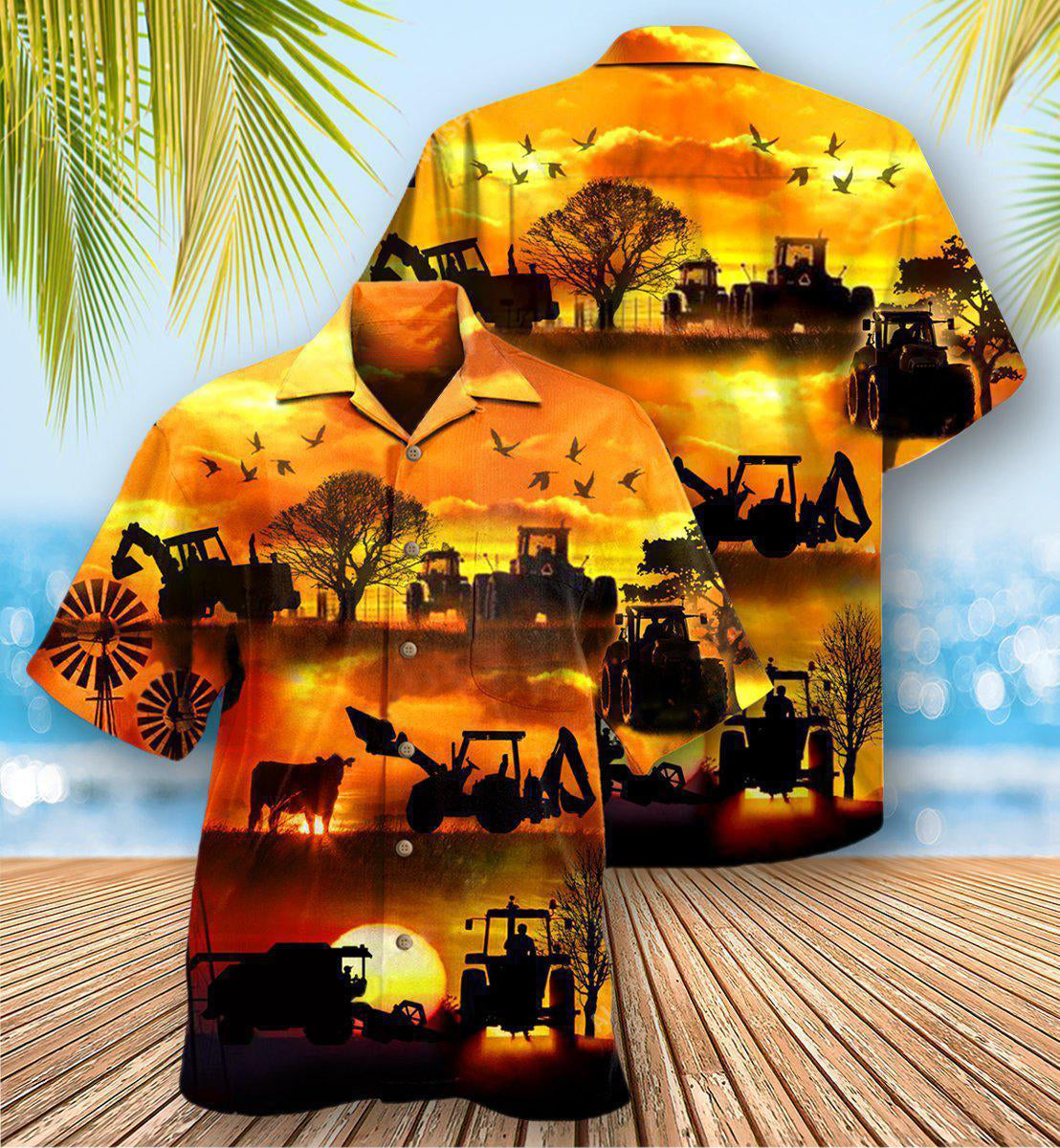 Farm Work Til The Job Gets Done - Hawaiian Shirt