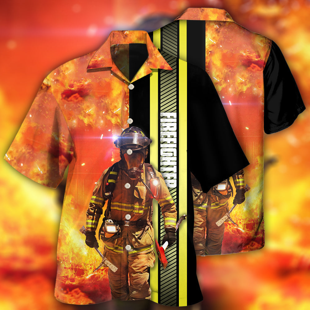 Firefighter Hot Fire - Hawaiian Shirt
