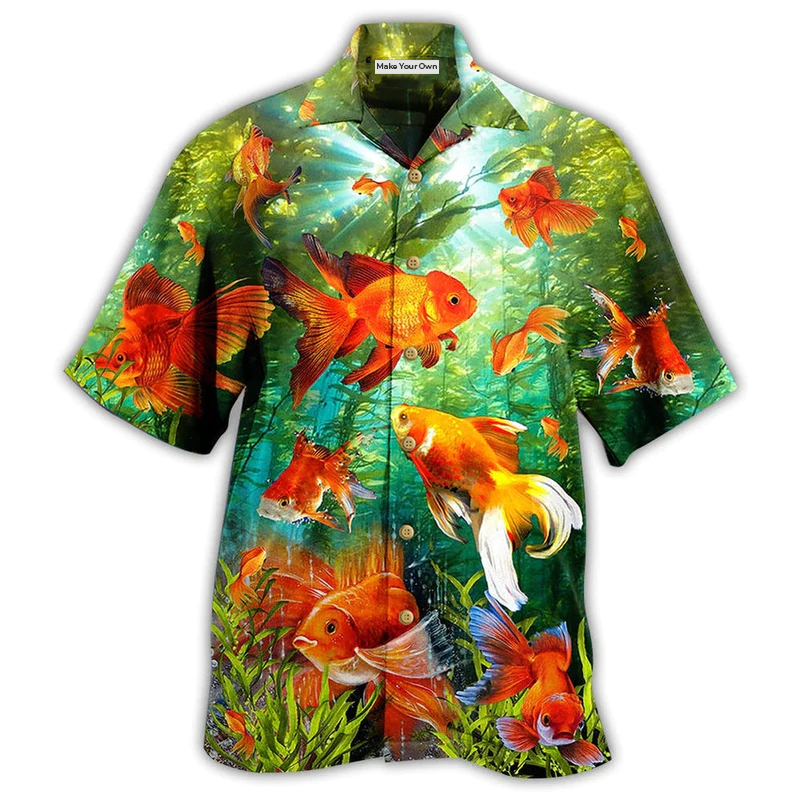 Fish Goldfish Beautiful Love It - Hawaiian Shirt