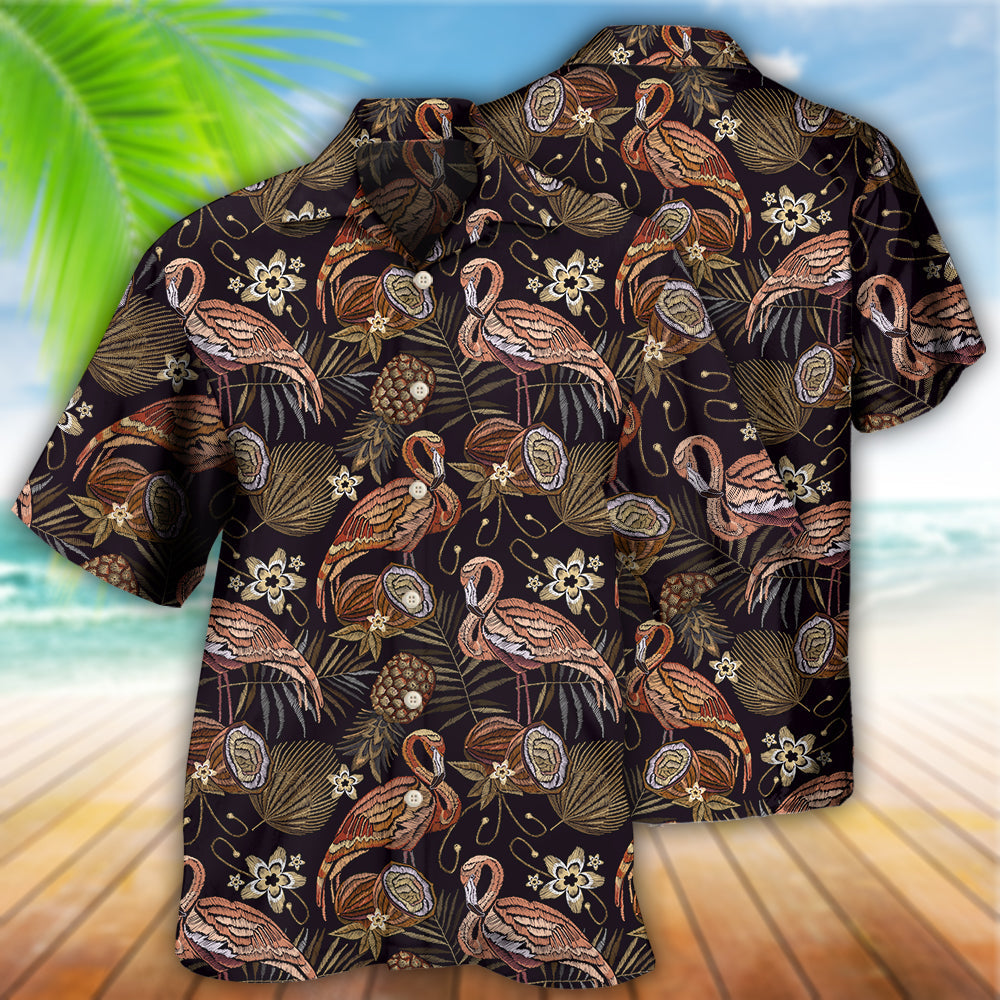 Flamingo Pineapple Vintage Classic - Hawaiian Shirt