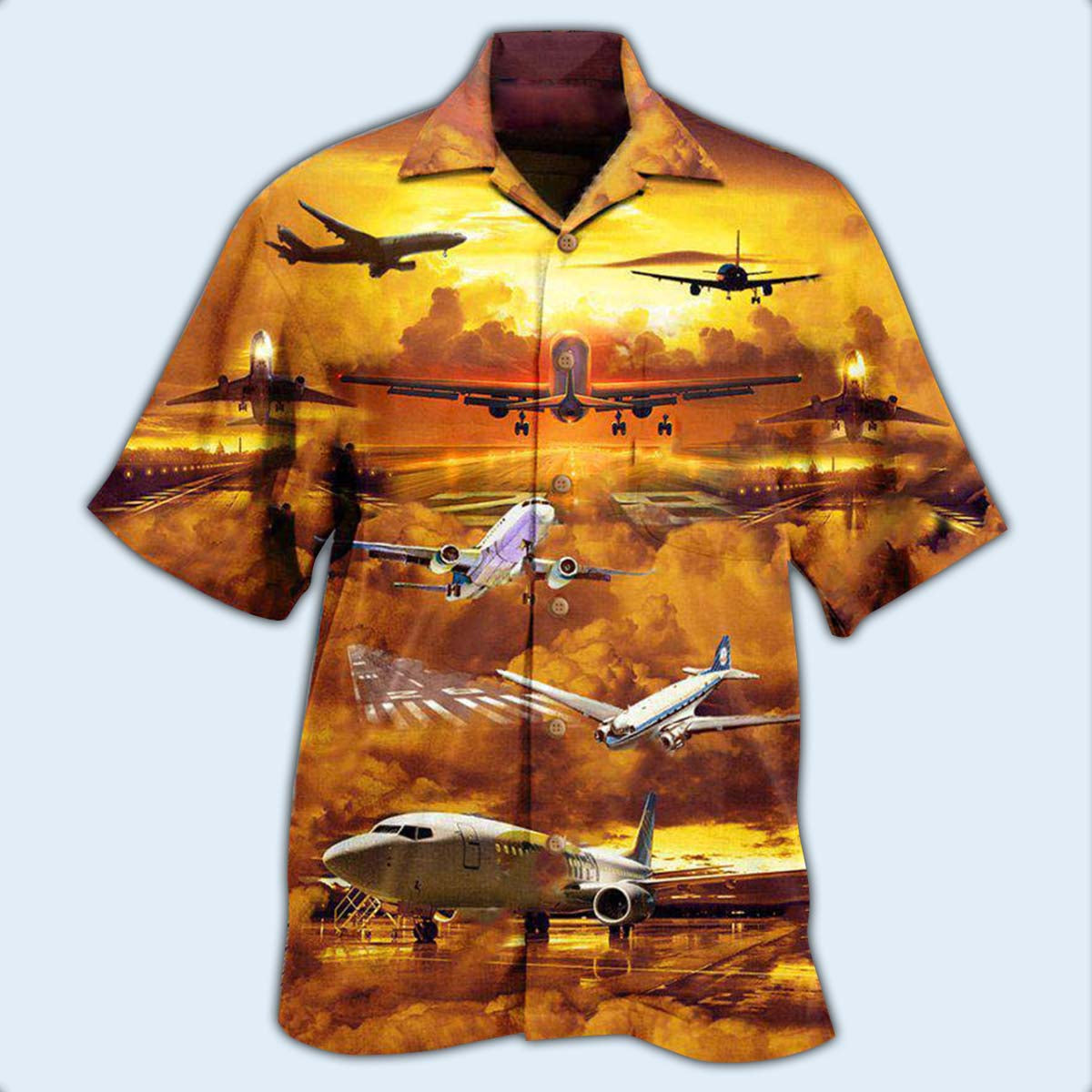 Airplane Fly Life Is A Journey Enjoy The Flight Airplane - Hawaiian Shirt