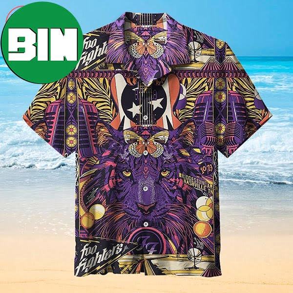 Foo Fighters Summer Tropical Hawaiian Shirt