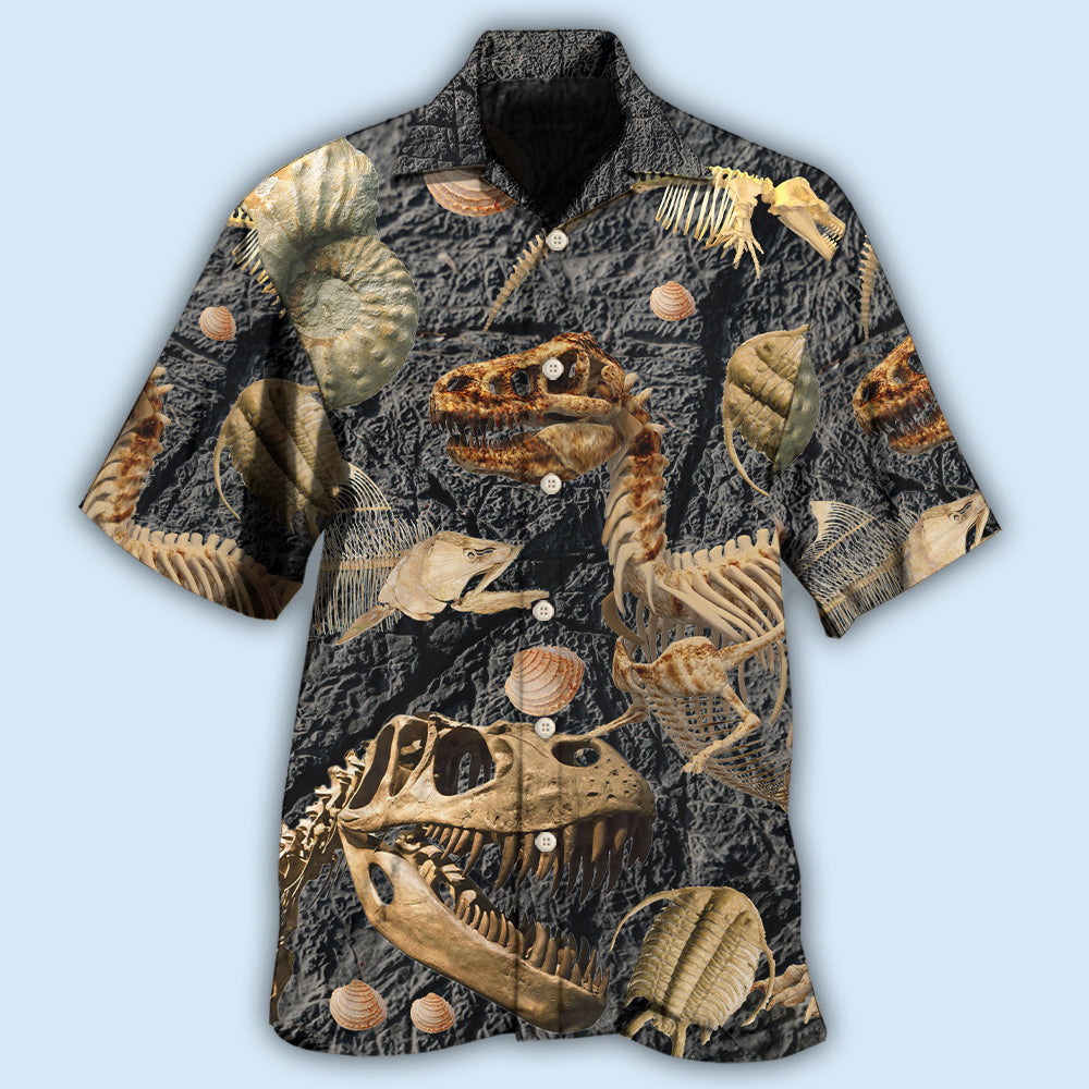 Dinosaur Fossils Collection - Hawaiian Shirt