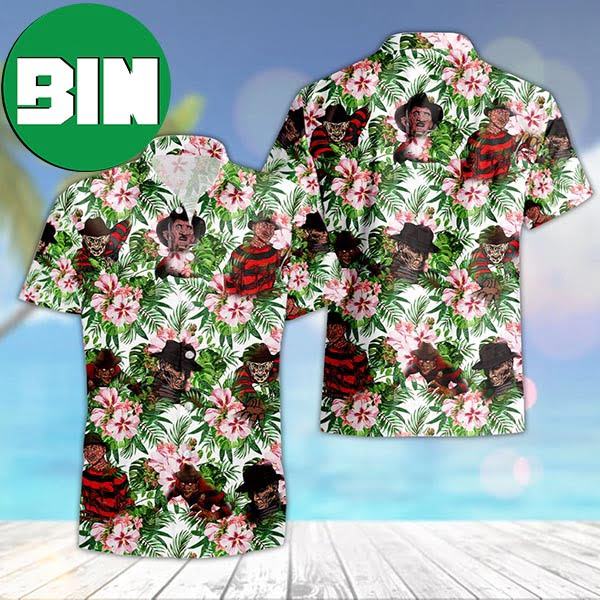 Freddy Krueger Horor Nightmare Summer Tropical Hawaiian Shirt