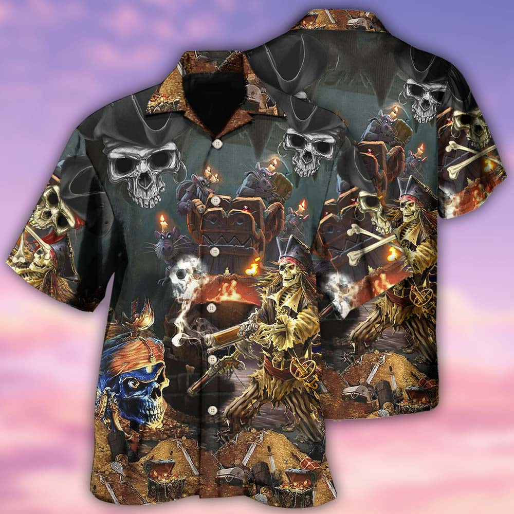 Skull Play With Together - Hawaiian Shirt