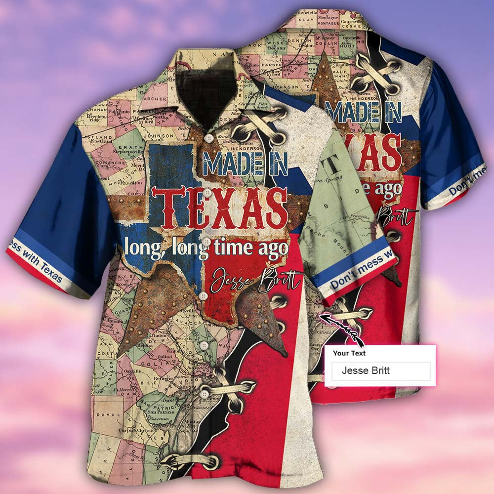 Texas Peace Life Cool Style Personalized - Hawaiian Shirt