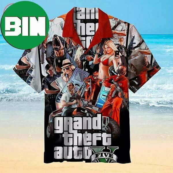 GTA 5 Game Summer Hawaiian Shirt