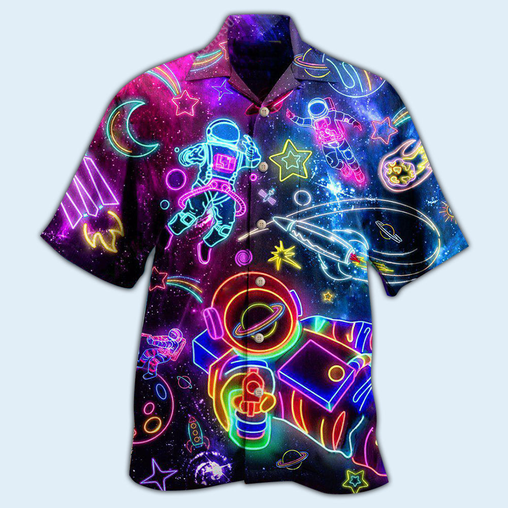 Astronaut Galaxy Escape To The Stars - Hawaiian Shirt