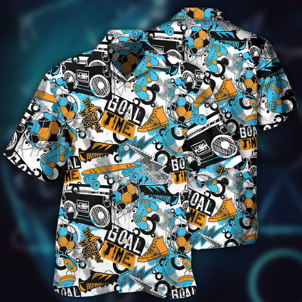 Game Goal Time Passion - Hawaiian Shirt