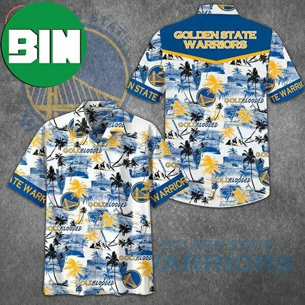 Golden State Warriors Palm Tree Tropical Summer Hawaiian Shirt