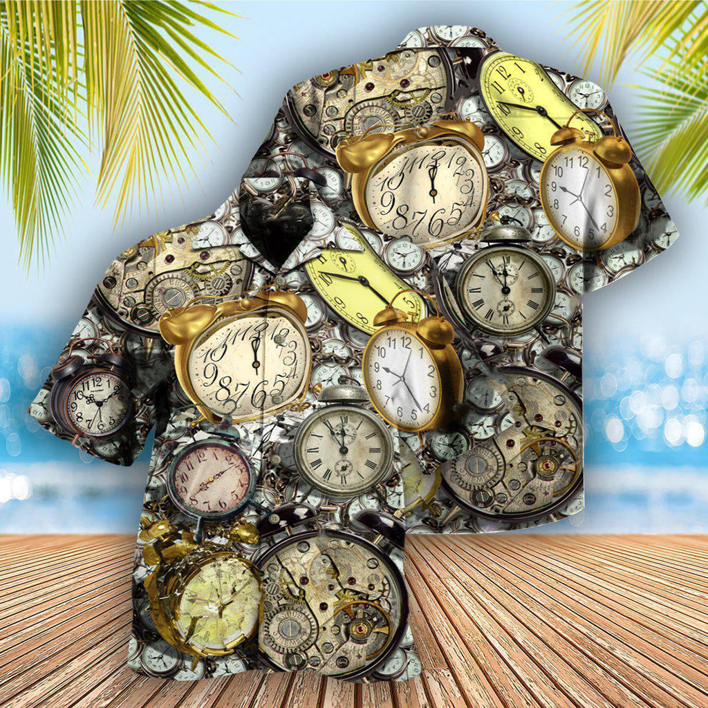 Clock Good Morning Ringing Classic Alarm - Hawaiian Shirt