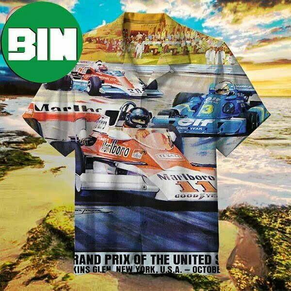 Grand Prix Of The United States Summer Hawaiian Shirt