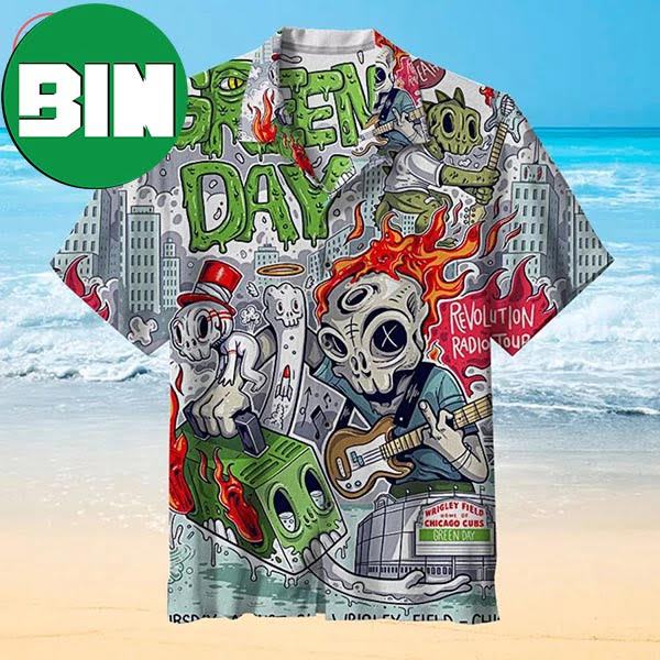 Green Day Creative Style Summer Hawaiian Shirt