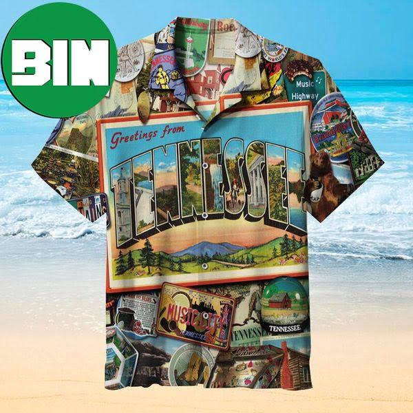 Greeting From Tennessee Summer Hawaiian Shirt