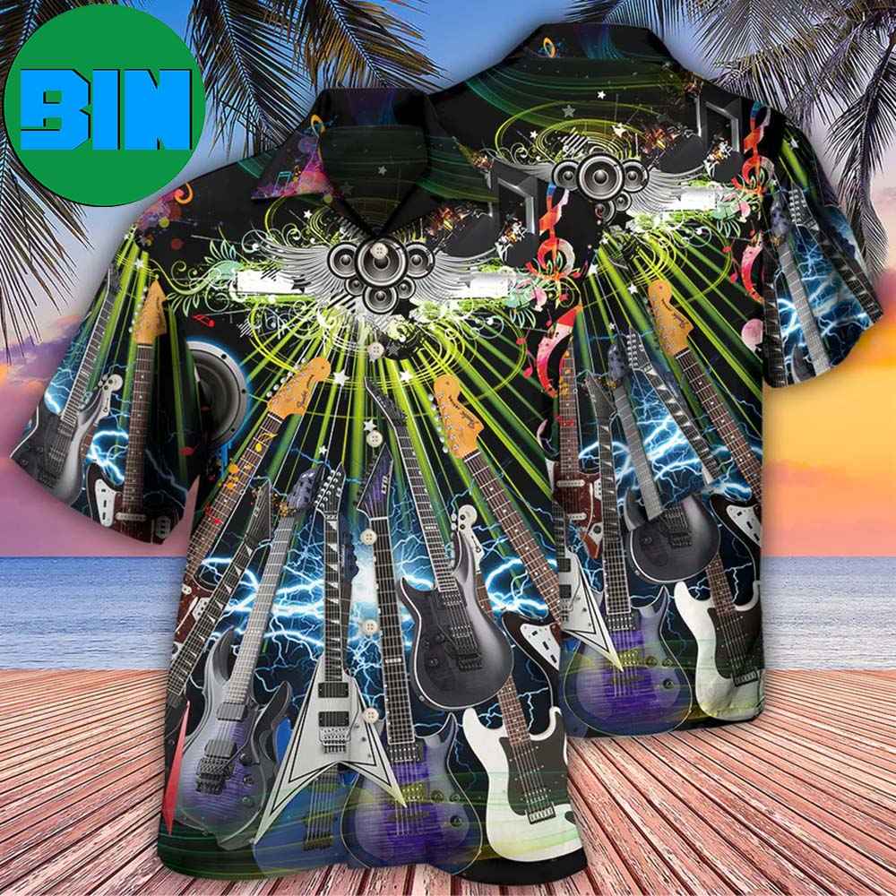 Guitar Life With Guitar Summer Hawaiian Shirt