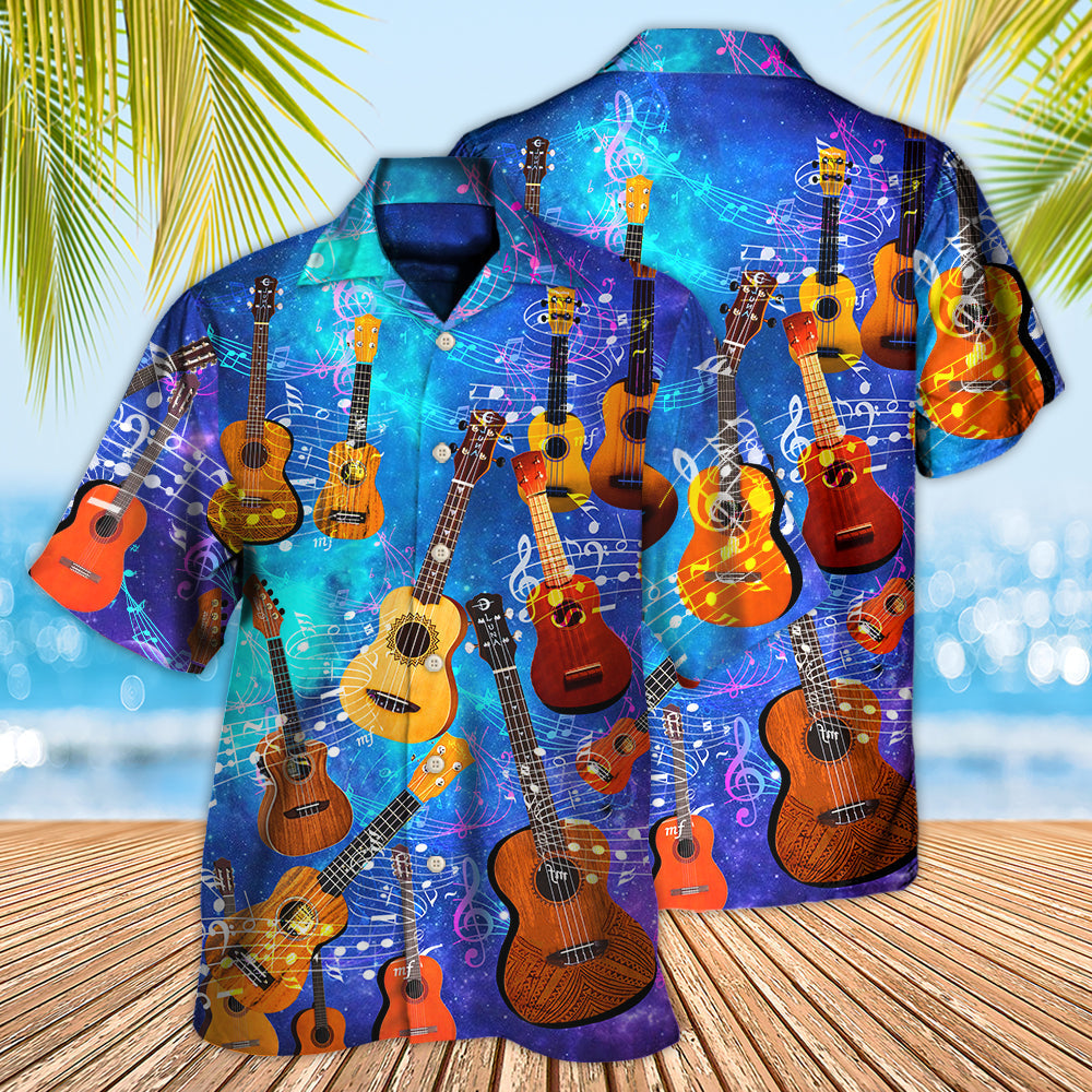 Guitar Ukulele Love Forever Style - Hawaiian Shirt