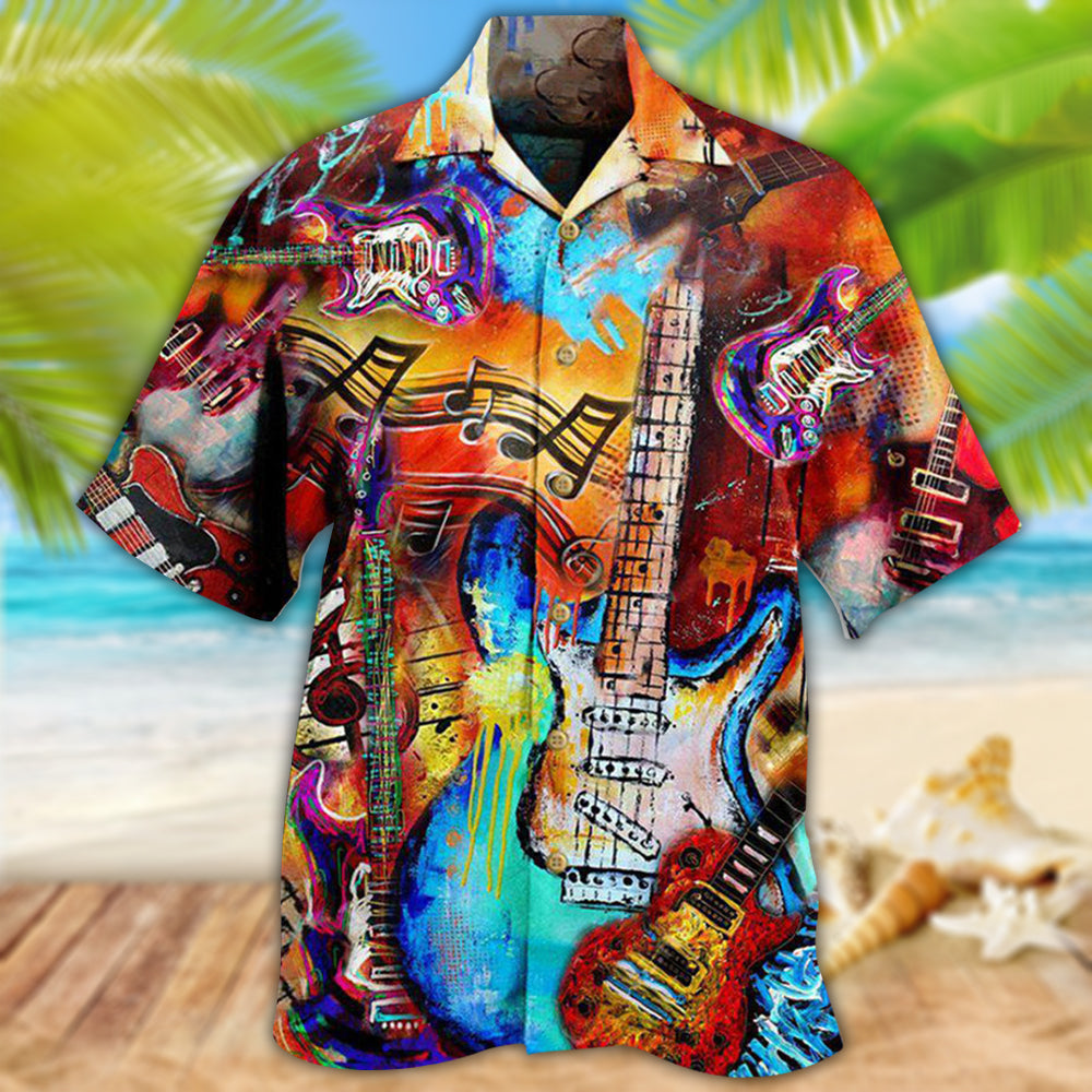 Guitar Music Guitar Go Where - Hawaiian Shirt