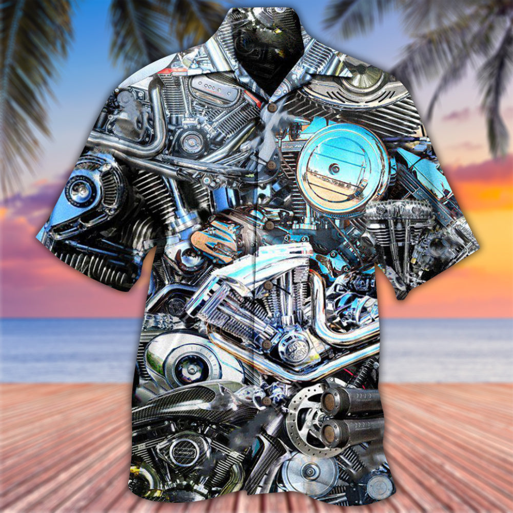 Motorcycle Gone Riding Be Back - Hawaiian Shirt