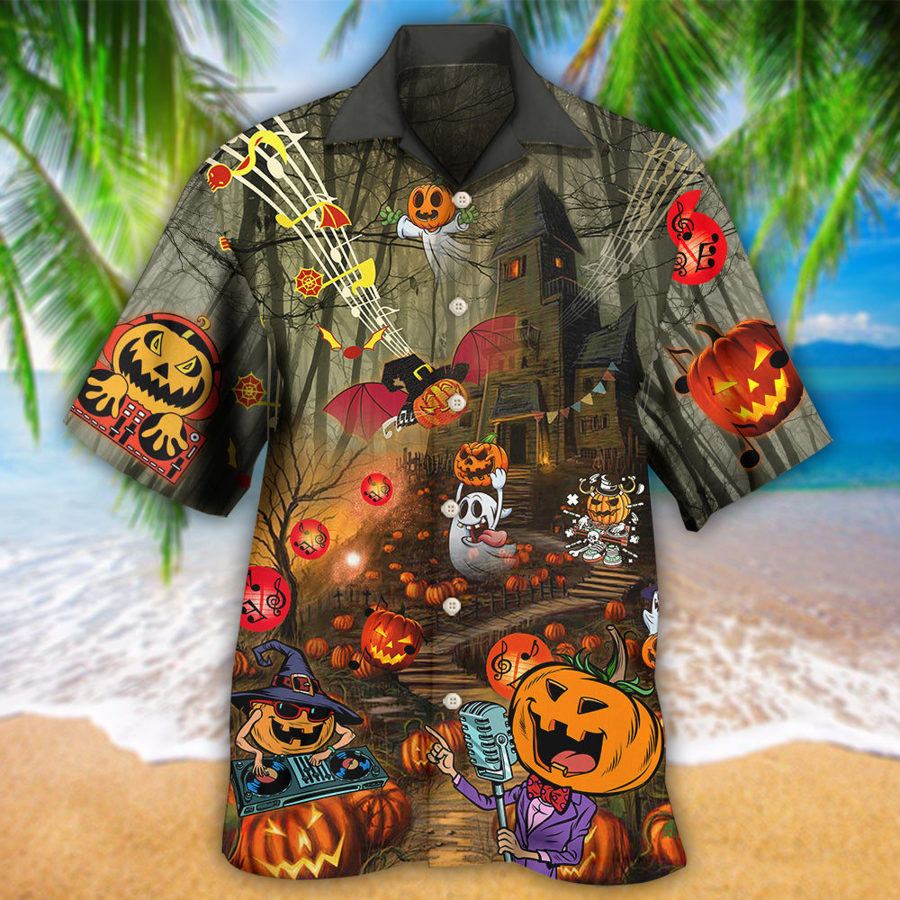 Halloween Fantasy Party Music Cool - Hawaiian Shirt