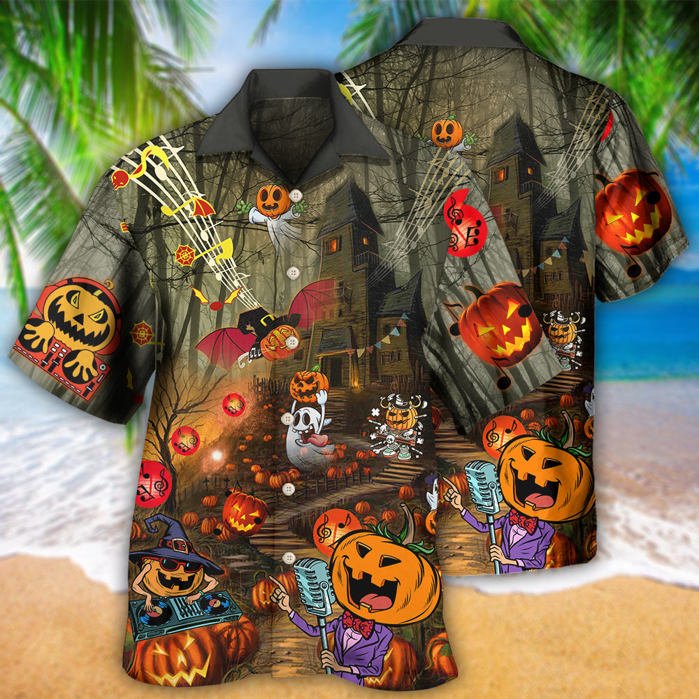 Halloween Fantasy Party Music Cool - Hawaiian Shirt