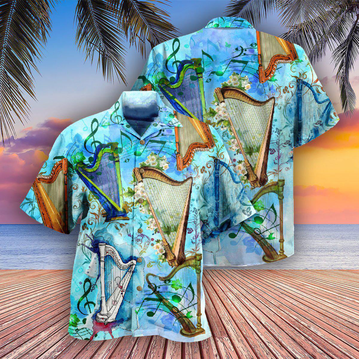 Harp Is My Life - Hawaiian Shirt