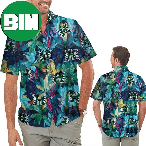 Hawaiian Rainbow Warriors Floral Tropical Summer Hawaiian Shirt