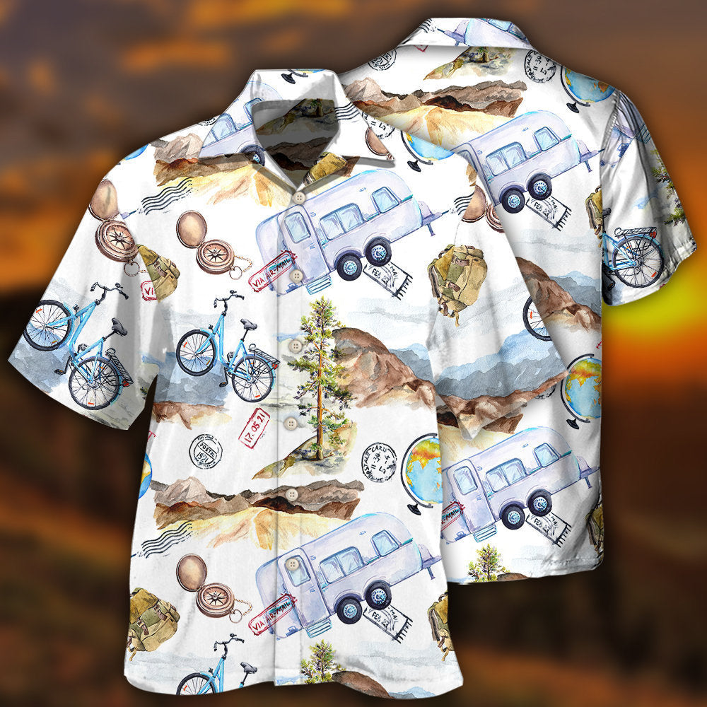Hiking For Art Style Lover - Hawaiian Shirt